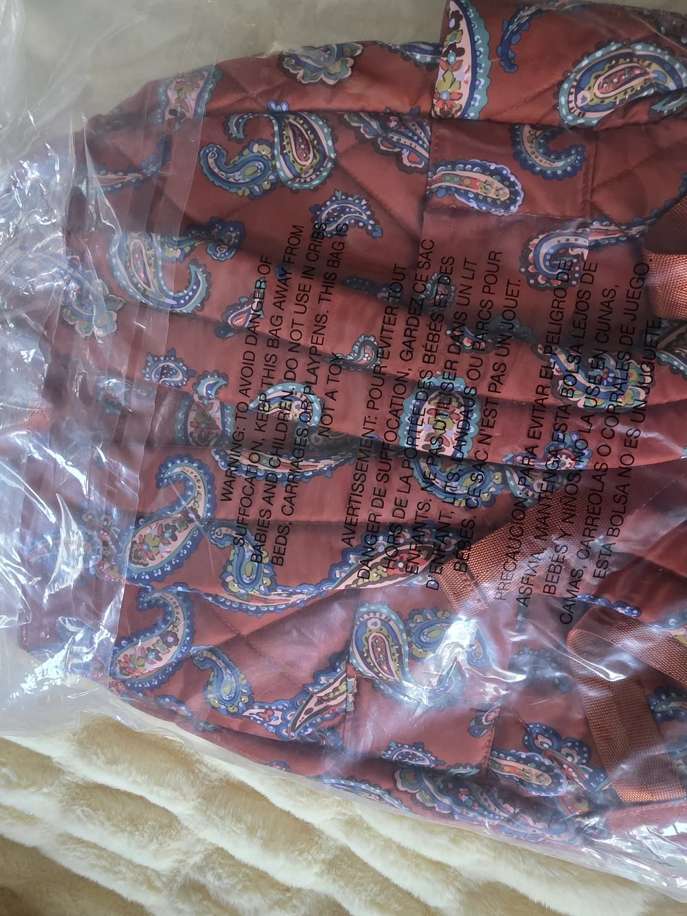 *Vera Bradley* Quilted Paisley Backpack